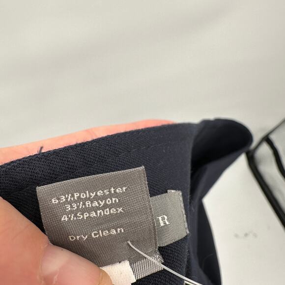 ANN TAYLOR NWT Navy Lindsay Dress Trouser Work Pant // 00 - Picture 9 of 9